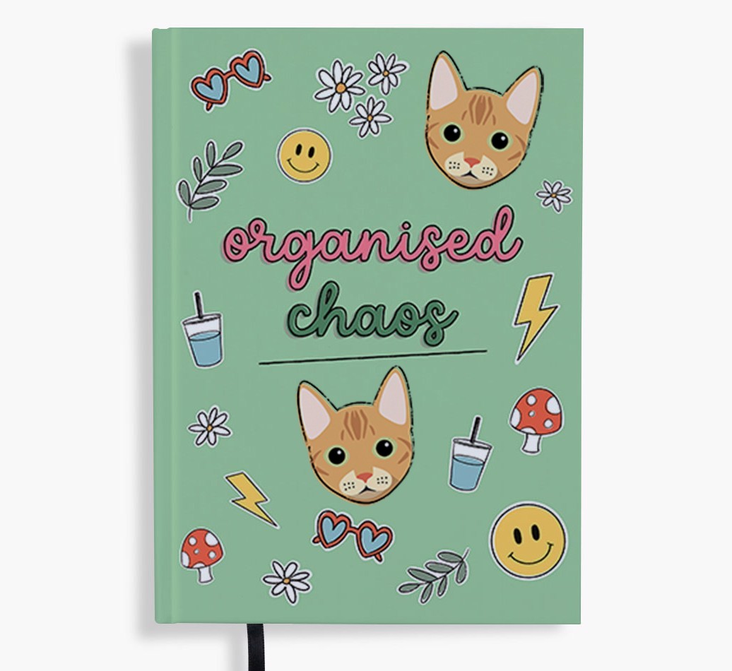 Organised Chaos: Personalised {breedFullName} Notebook