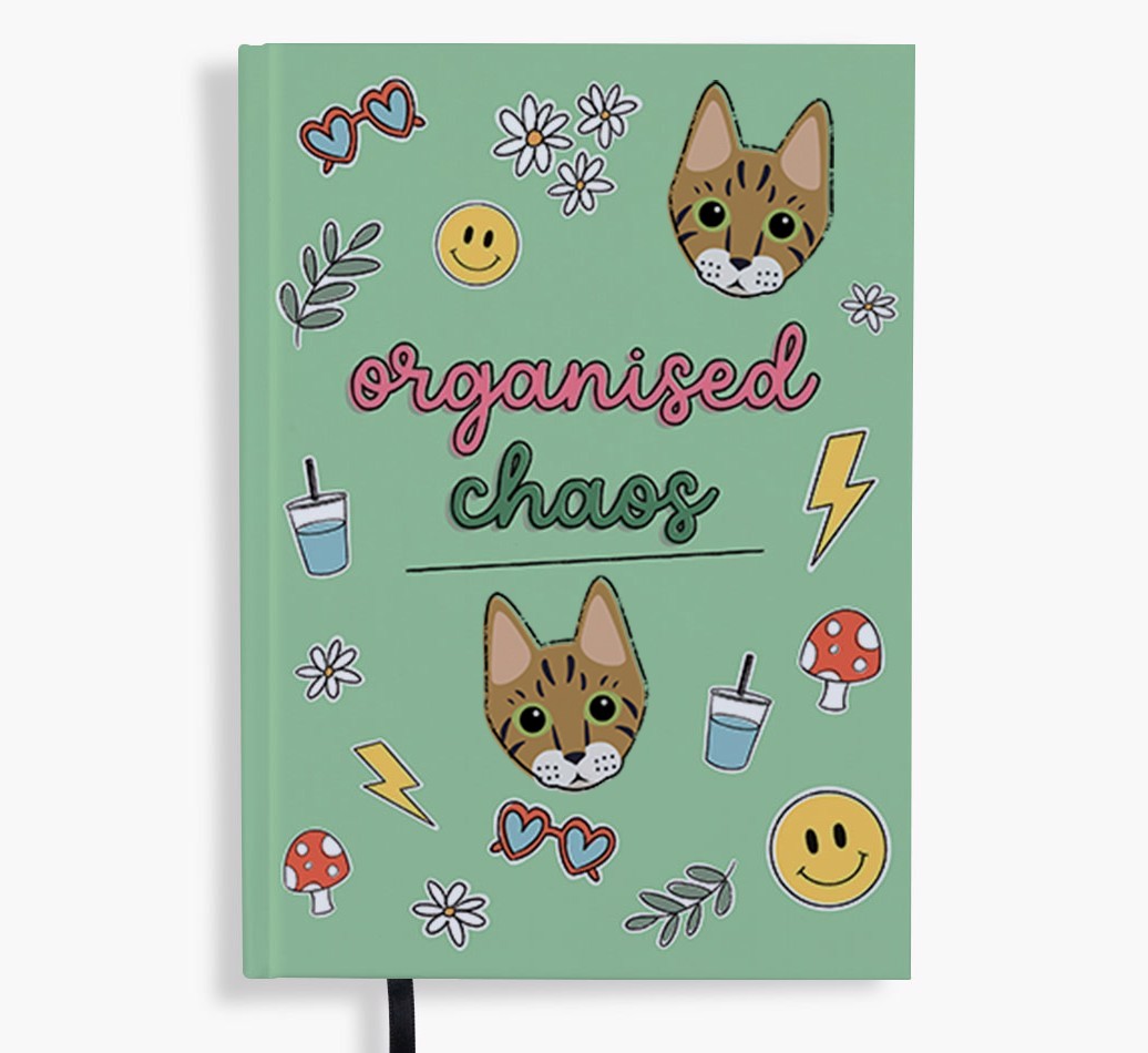 Organised Chaos: Personalised {breedFullName} Notebook