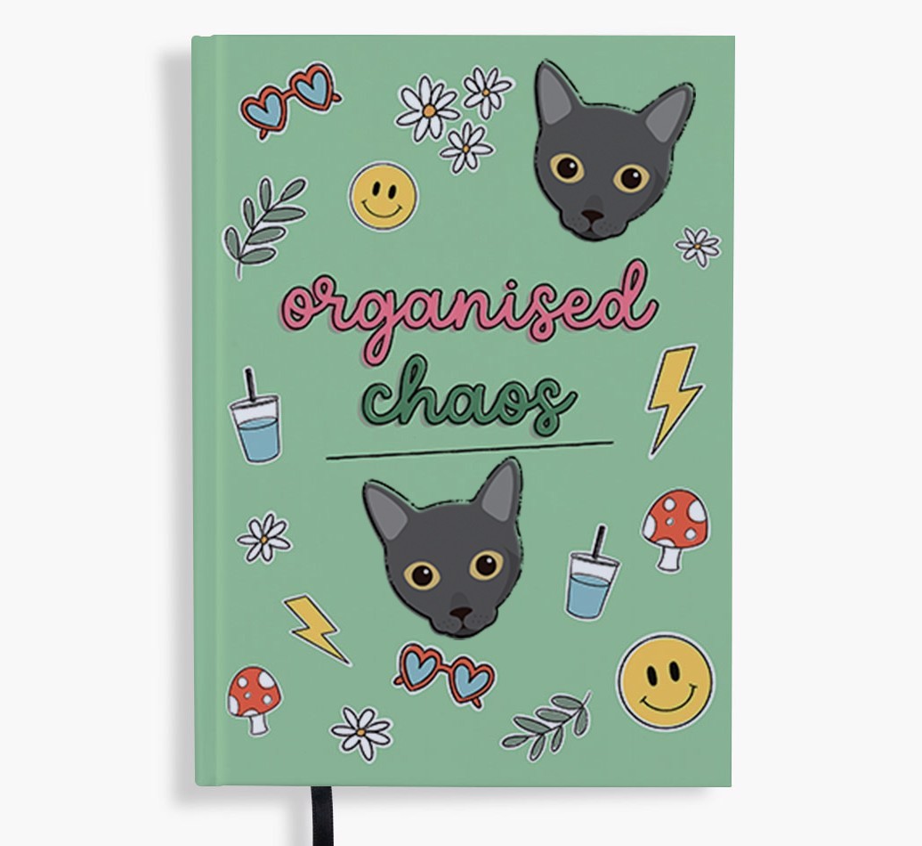 Organised Chaos: Personalised {breedFullName} Notebook