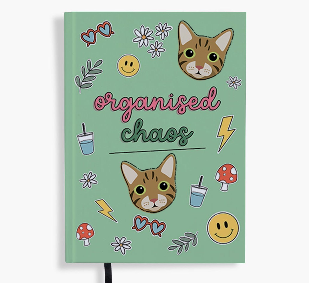 Organised Chaos: Personalised {breedFullName} Notebook