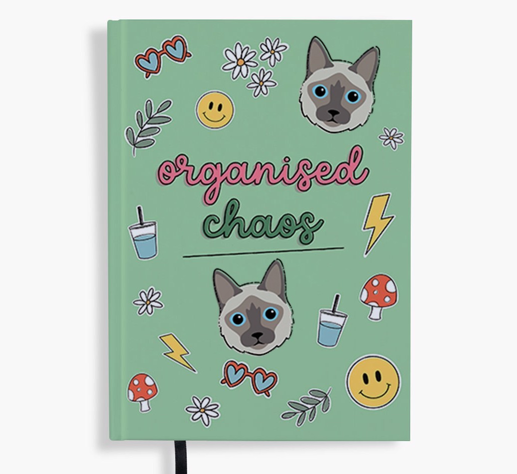 Organised Chaos: Personalised {breedFullName} Notebook