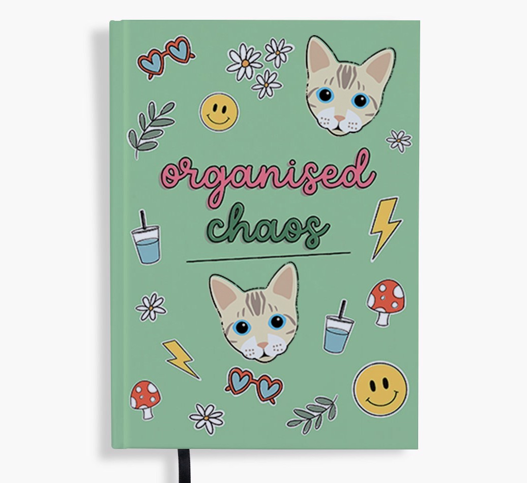 Organised Chaos: Personalised {breedFullName} Notebook