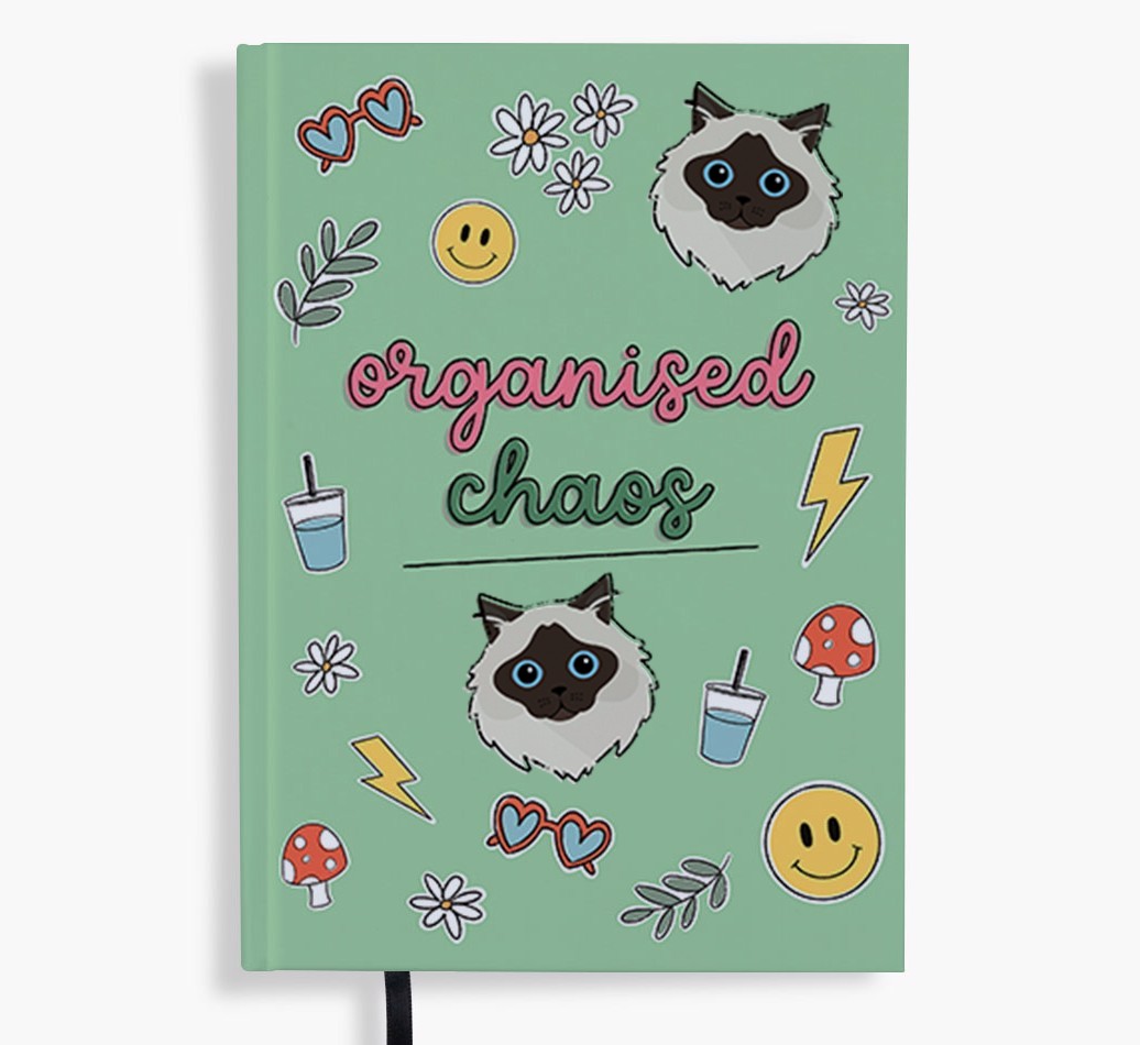 Organised Chaos: Personalised {breedFullName} Notebook