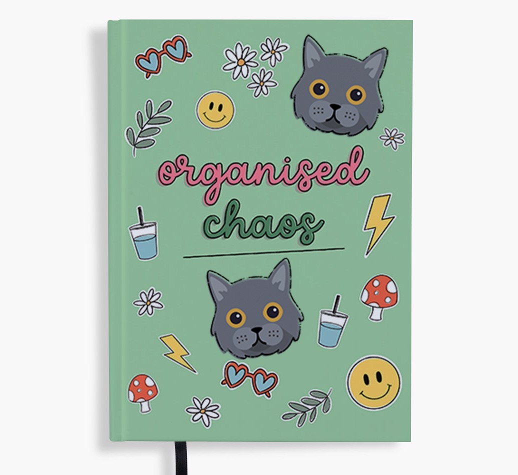 Organised Chaos: Personalised {breedFullName} Notebook