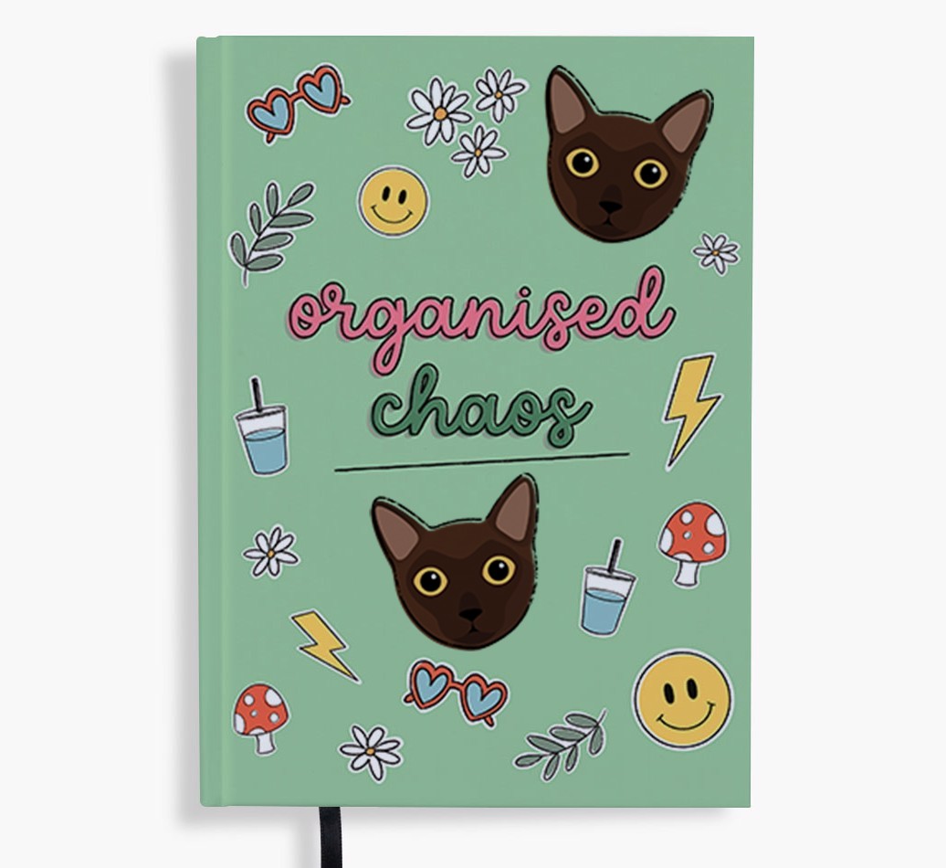 Organised Chaos: Personalised {breedFullName} Notebook