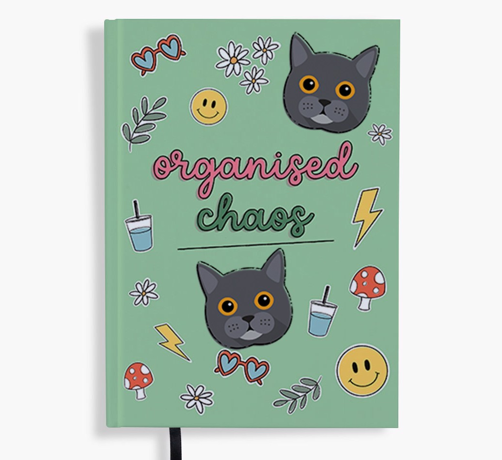 Organised Chaos: Personalised {breedFullName} Notebook