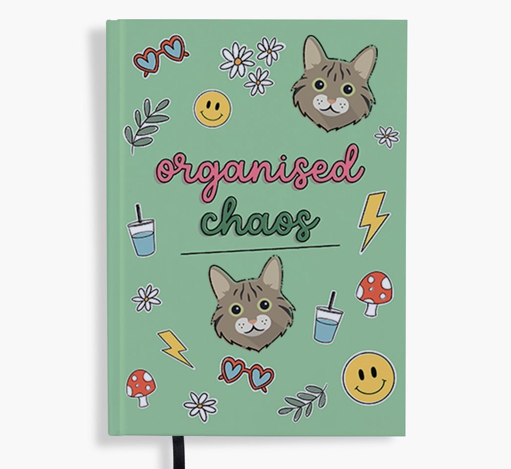 Organised Chaos: Personalised {breedFullName} Notebook