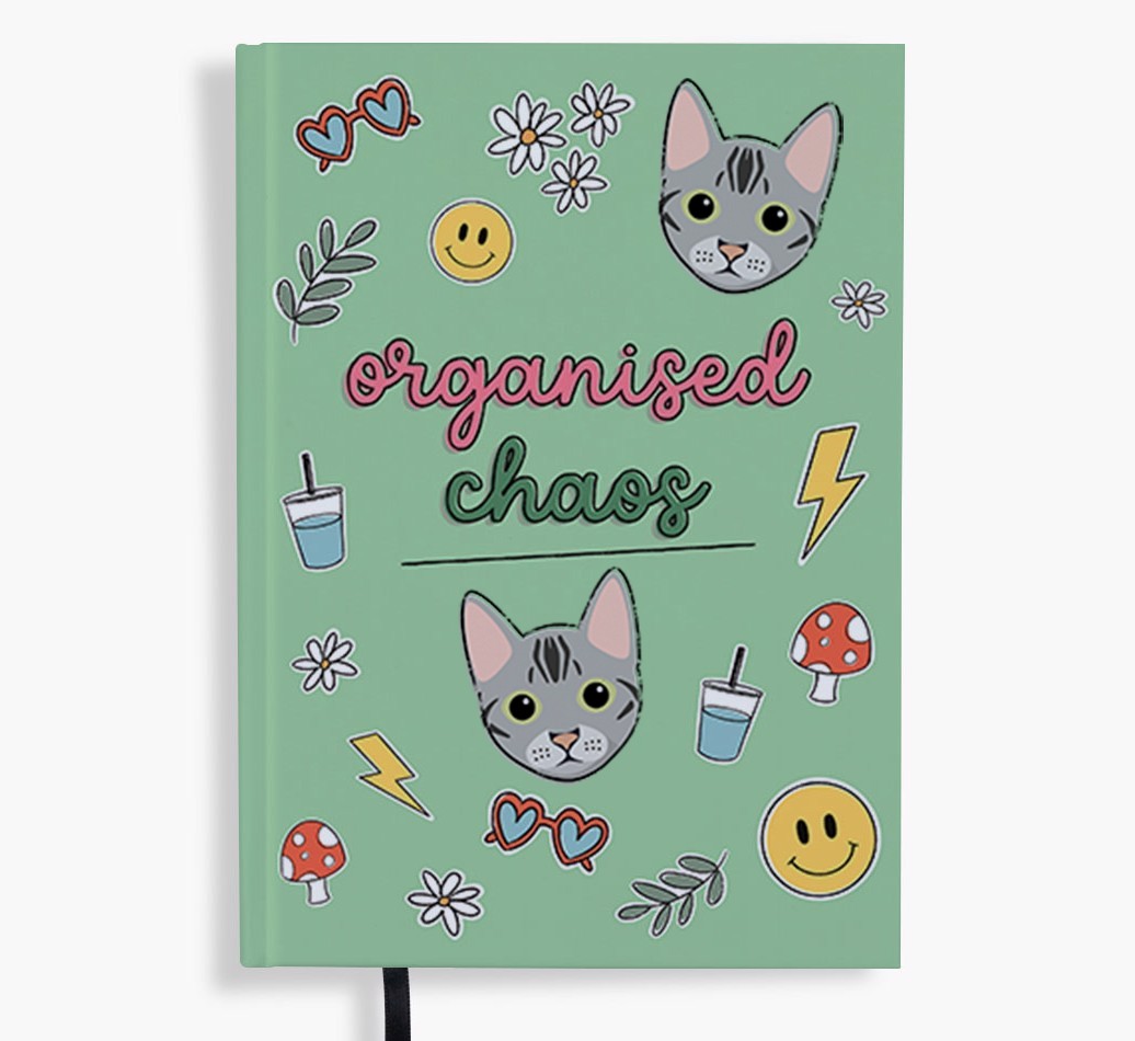 Organised Chaos: Personalised {breedFullName} Notebook