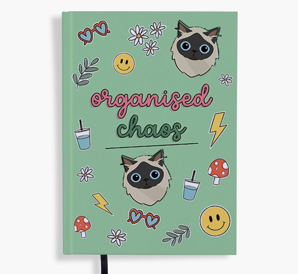 Organised Chaos: Personalised {breedFullName} Notebook