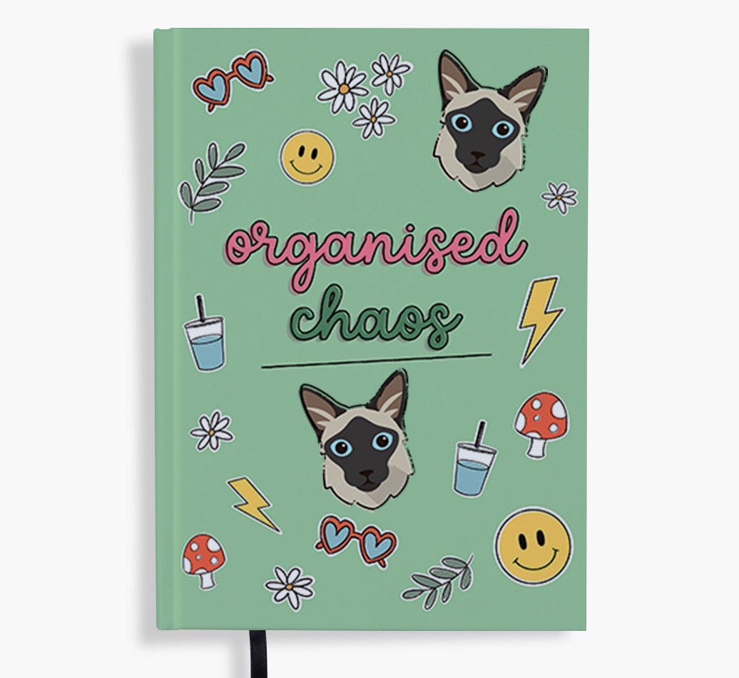 Organised Chaos: Personalised {breedFullName} Notebook