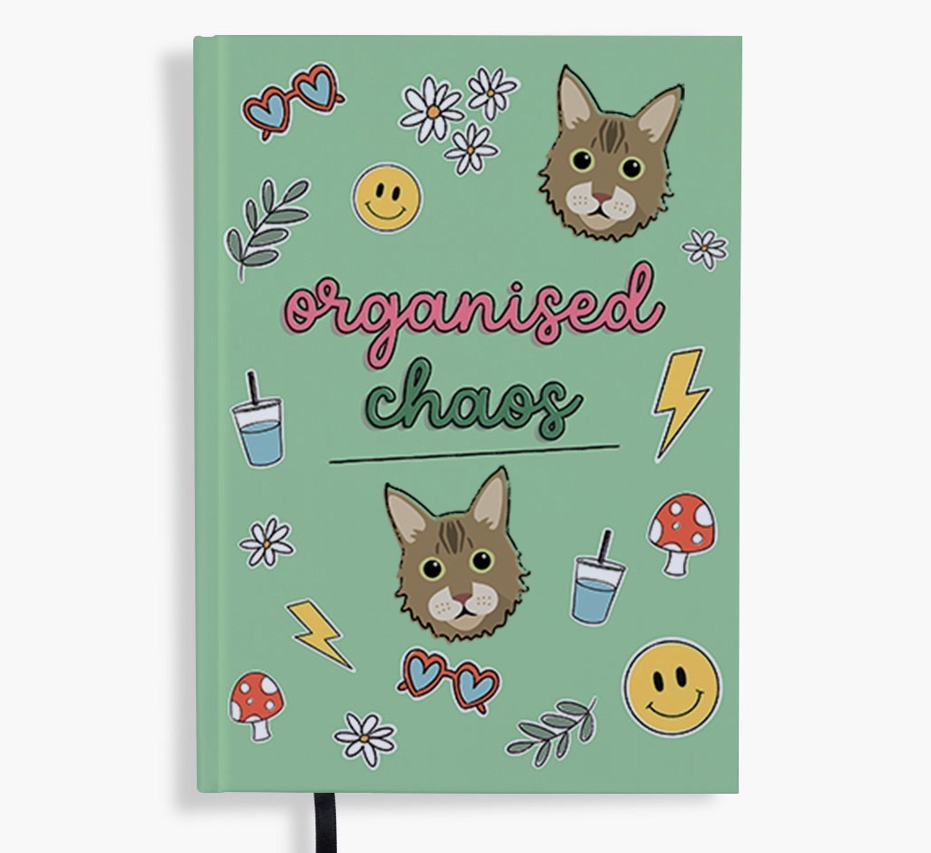 Organised Chaos: Personalised {breedFullName} Notebook