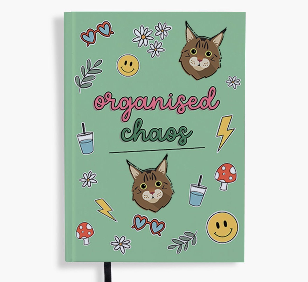 Organised Chaos: Personalised {breedFullName} Notebook