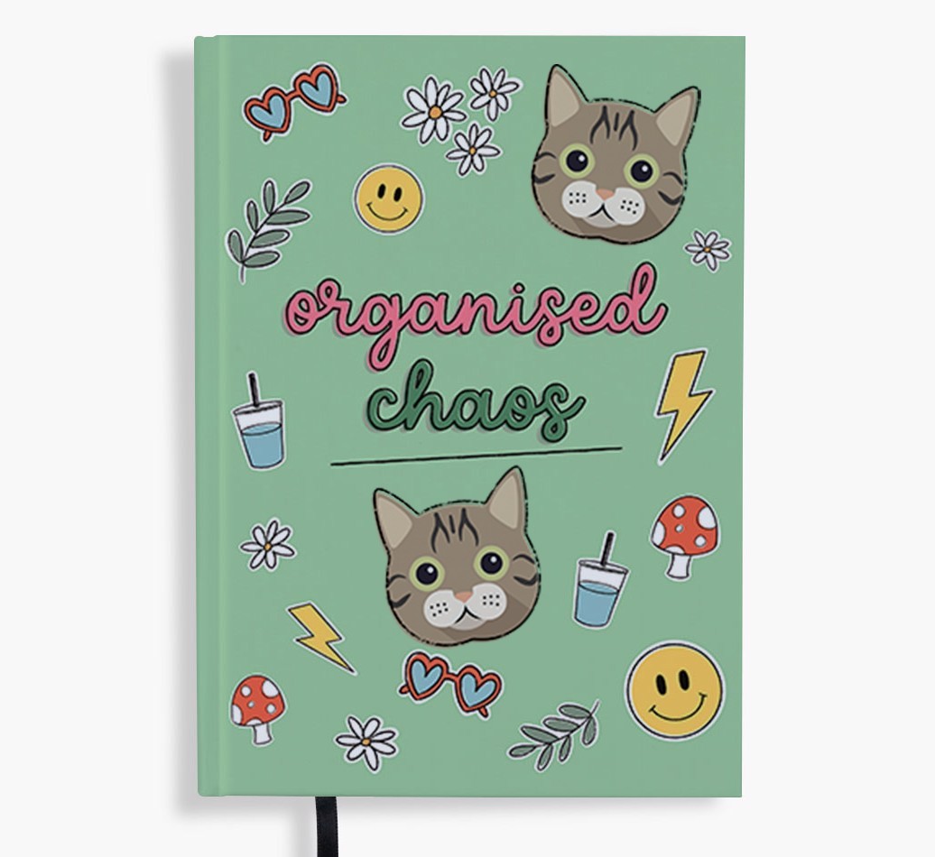 Organised Chaos: Personalised {breedFullName} Notebook