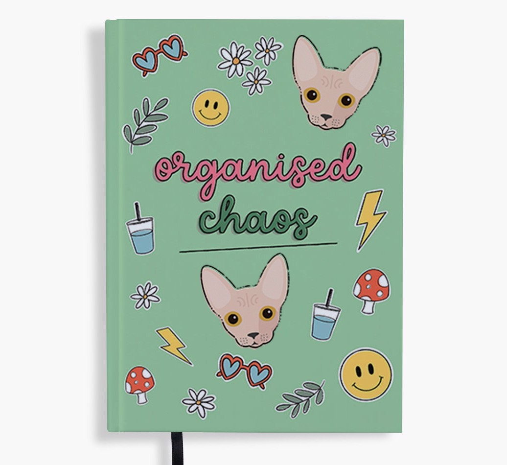 Organised Chaos: Personalised {breedFullName} Notebook