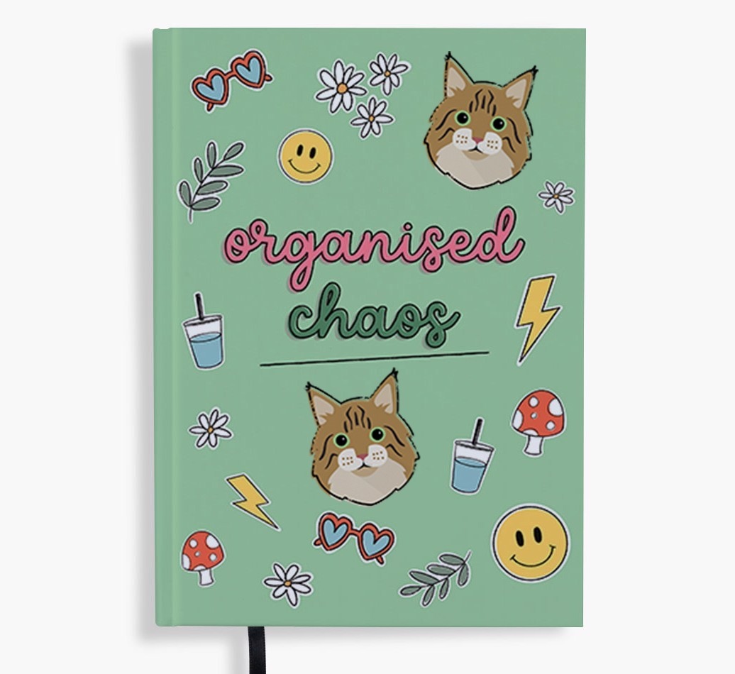 Organised Chaos: Personalised {breedFullName} Notebook