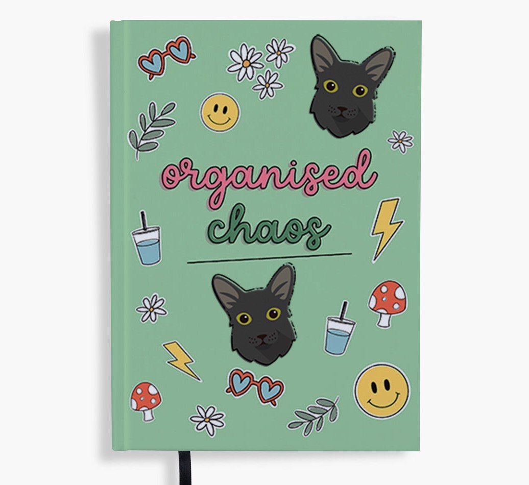 Organised Chaos: Personalised {breedFullName} Notebook