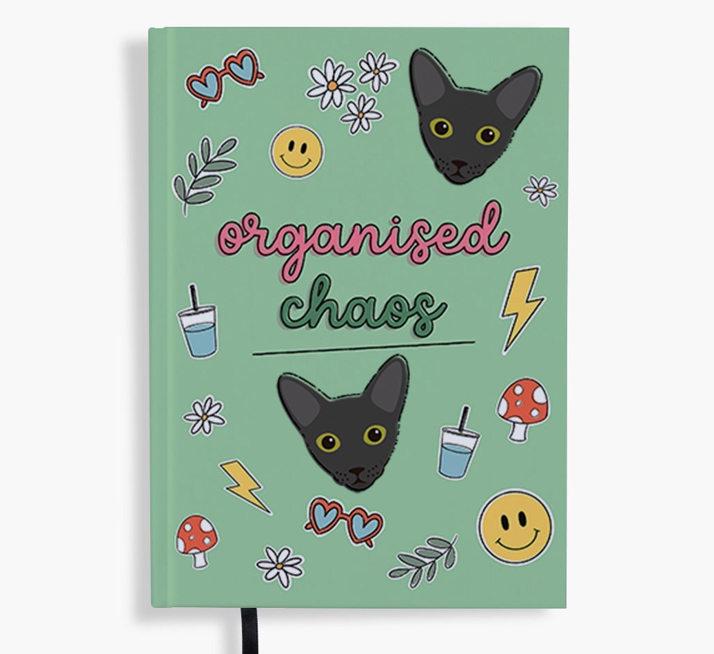 Organised Chaos: Personalised {breedFullName} Notebook