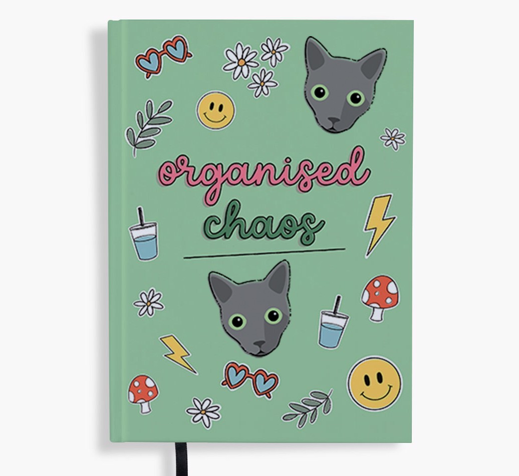 Organised Chaos: Personalised {breedFullName} Notebook