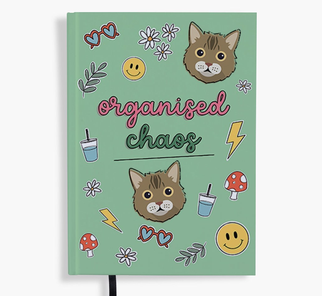 Organised Chaos: Personalised {breedFullName} Notebook