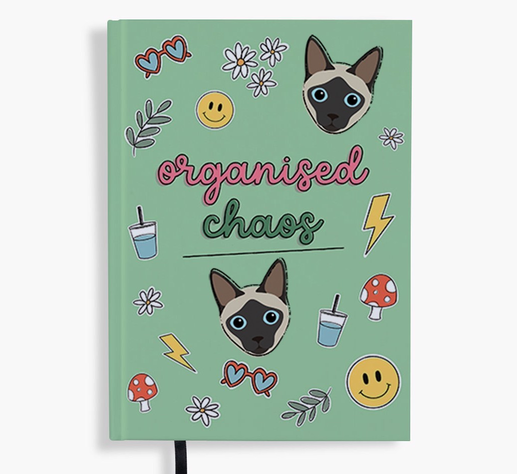 Organised Chaos: Personalised {breedFullName} Notebook
