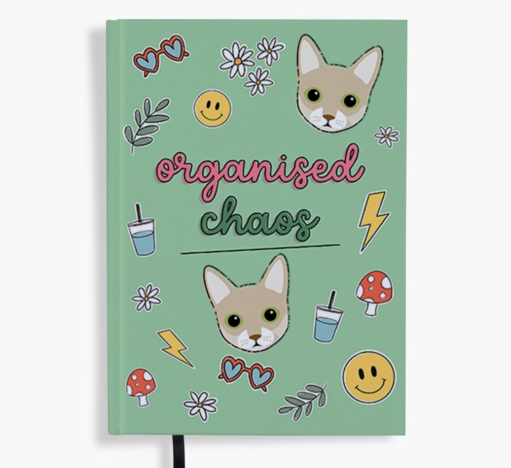 Organised Chaos: Personalised {breedFullName} Notebook
