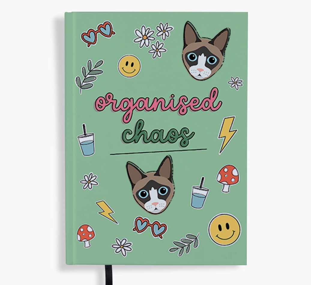 Organised Chaos: Personalised {breedFullName} Notebook