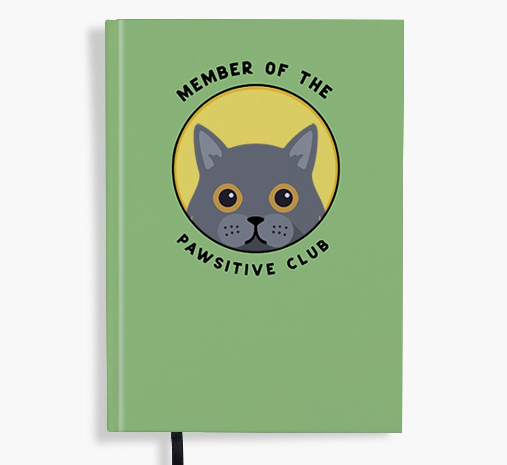 Member of the Pawsitive Club: Personalised {breedFullName} Notebook