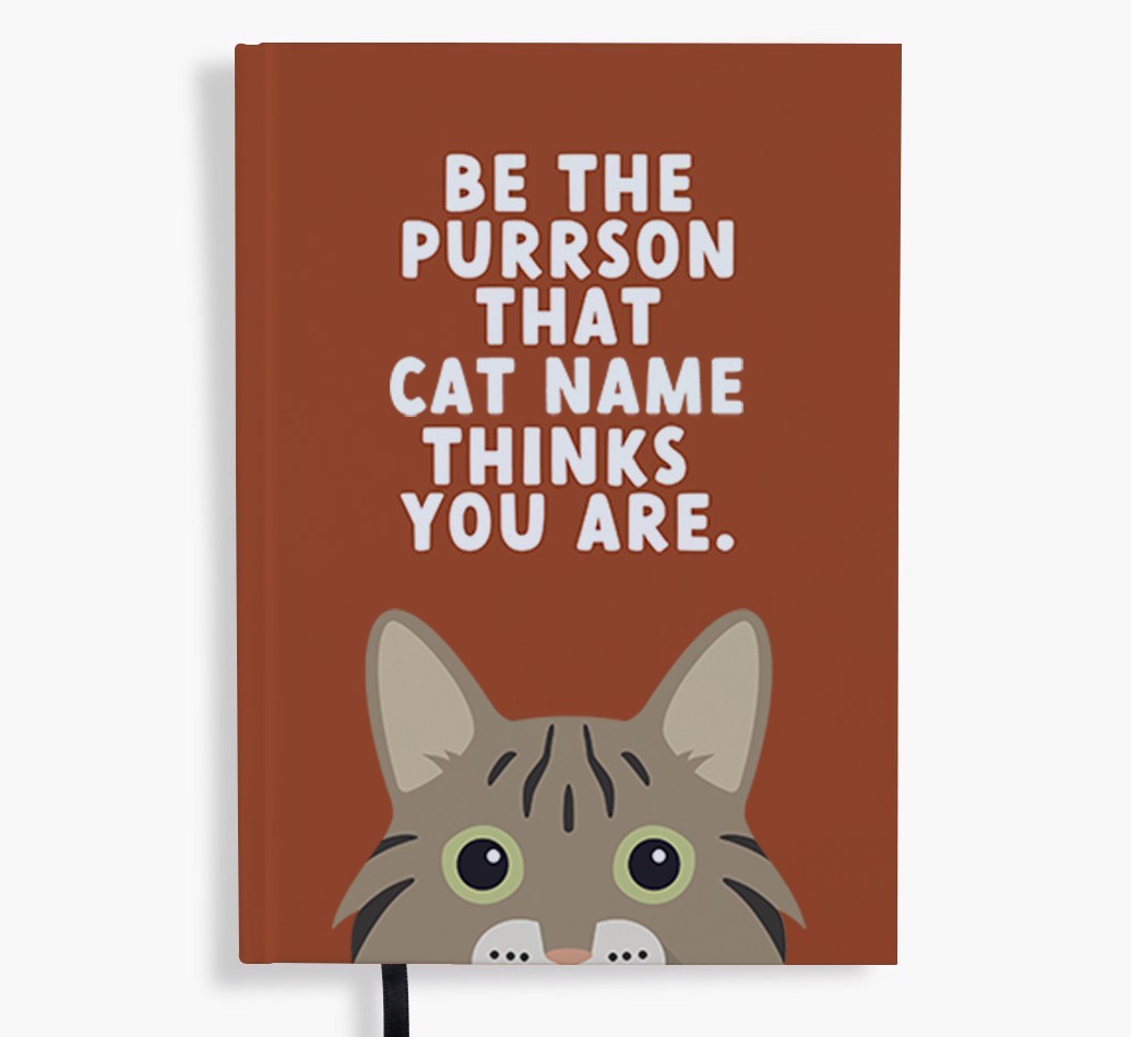 Be The Purrson: Personalised {breedFullName} Notebook