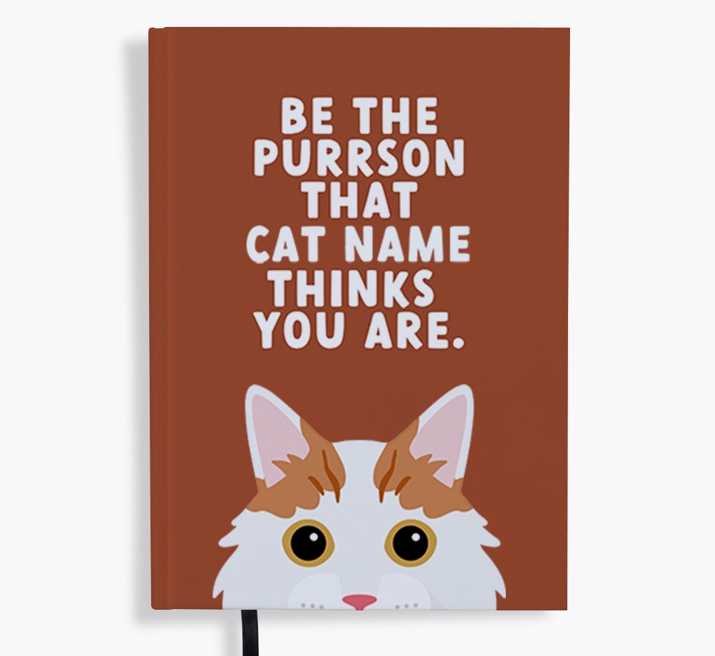 Be The Purrson: Personalised {breedFullName} Notebook