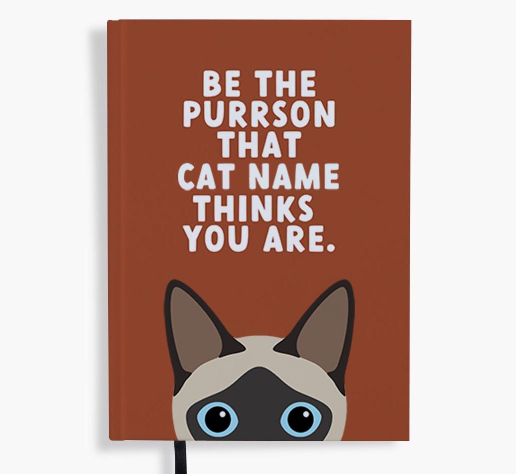 Be The Purrson: Personalized {breedFullName} Notebook