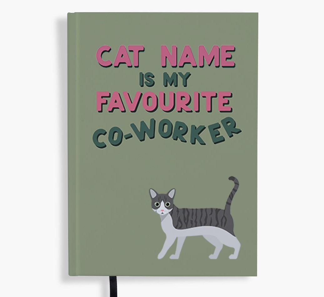 Favourite Co-Worker: Personalised {breedFullName} Notebook