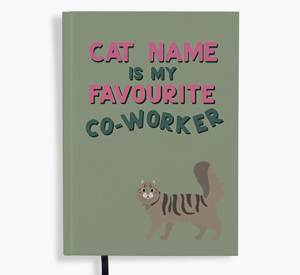 Favourite Co-Worker: Personalised {breedFullName} Notebook