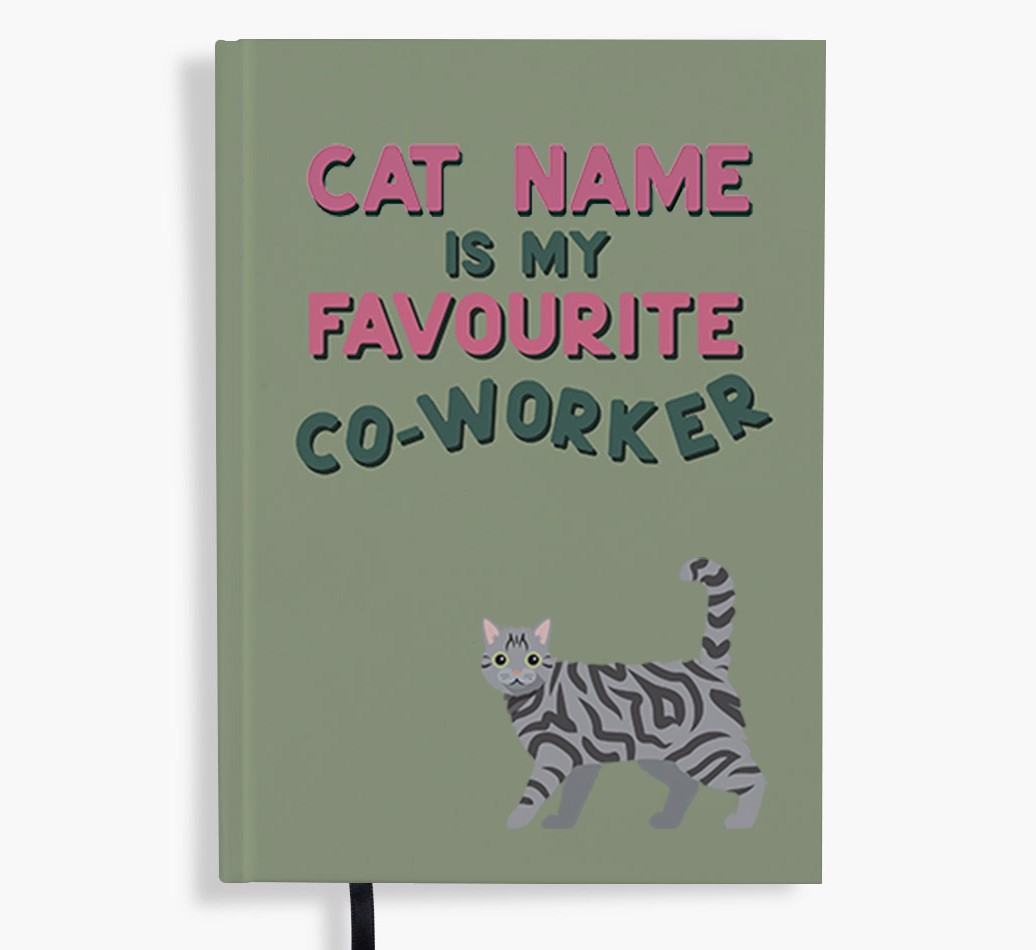 Favourite Co-Worker: Personalised {breedFullName} Notebook