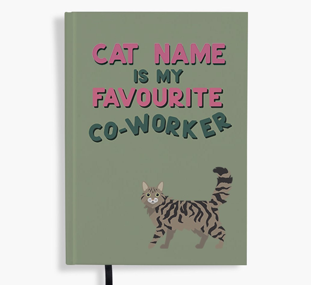 Favourite Co-Worker: Personalised {breedFullName} Notebook