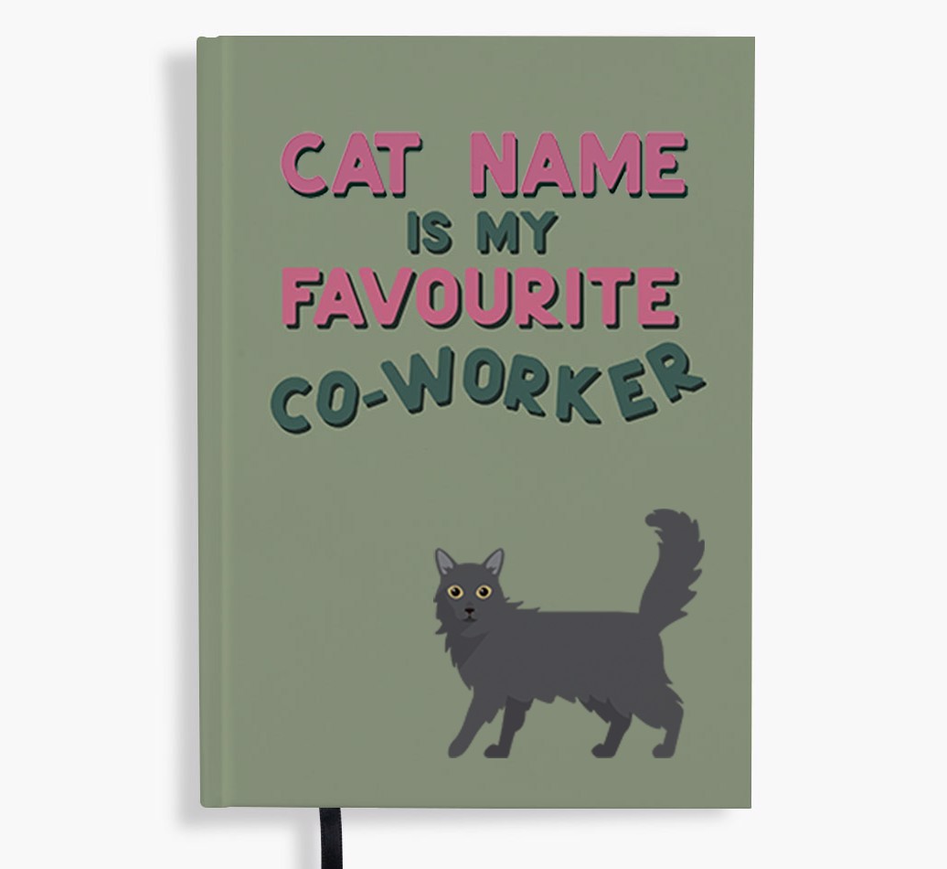 Favourite Co-Worker: Personalised {breedFullName} Notebook