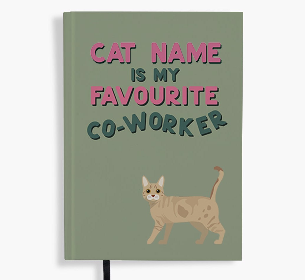Favourite Co-Worker: Personalised {breedFullName} Notebook
