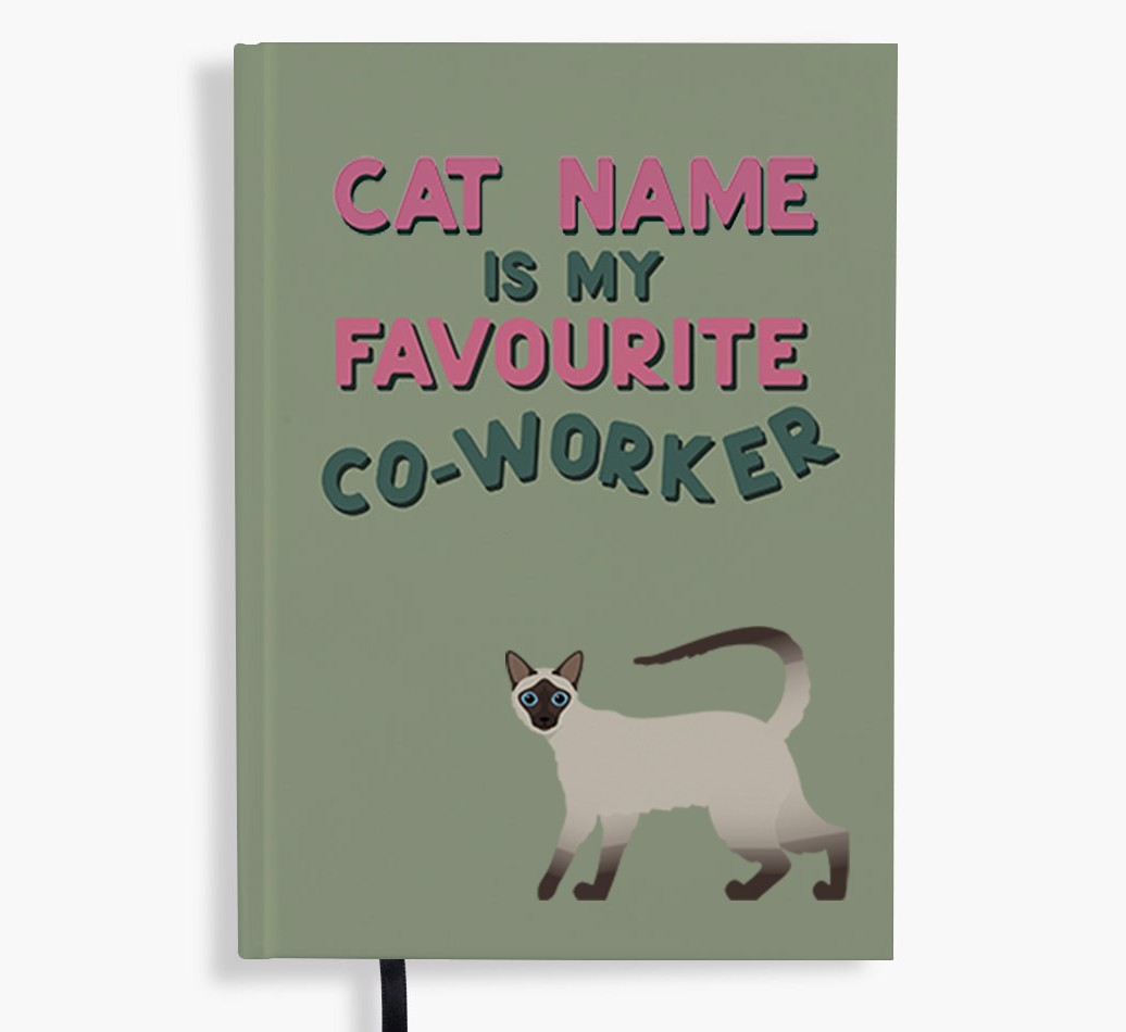 Favourite Co-Worker: Personalised {breedFullName} Notebook