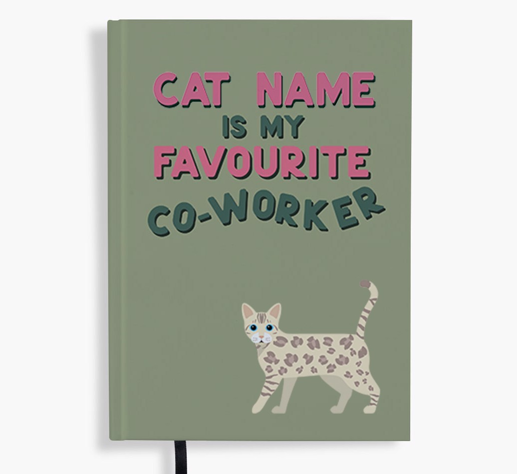 Favourite Co-Worker: Personalised {breedFullName} Notebook