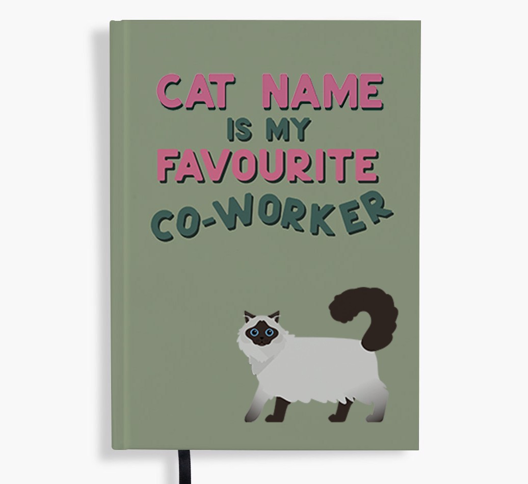 Favourite Co-Worker: Personalised {breedFullName} Notebook