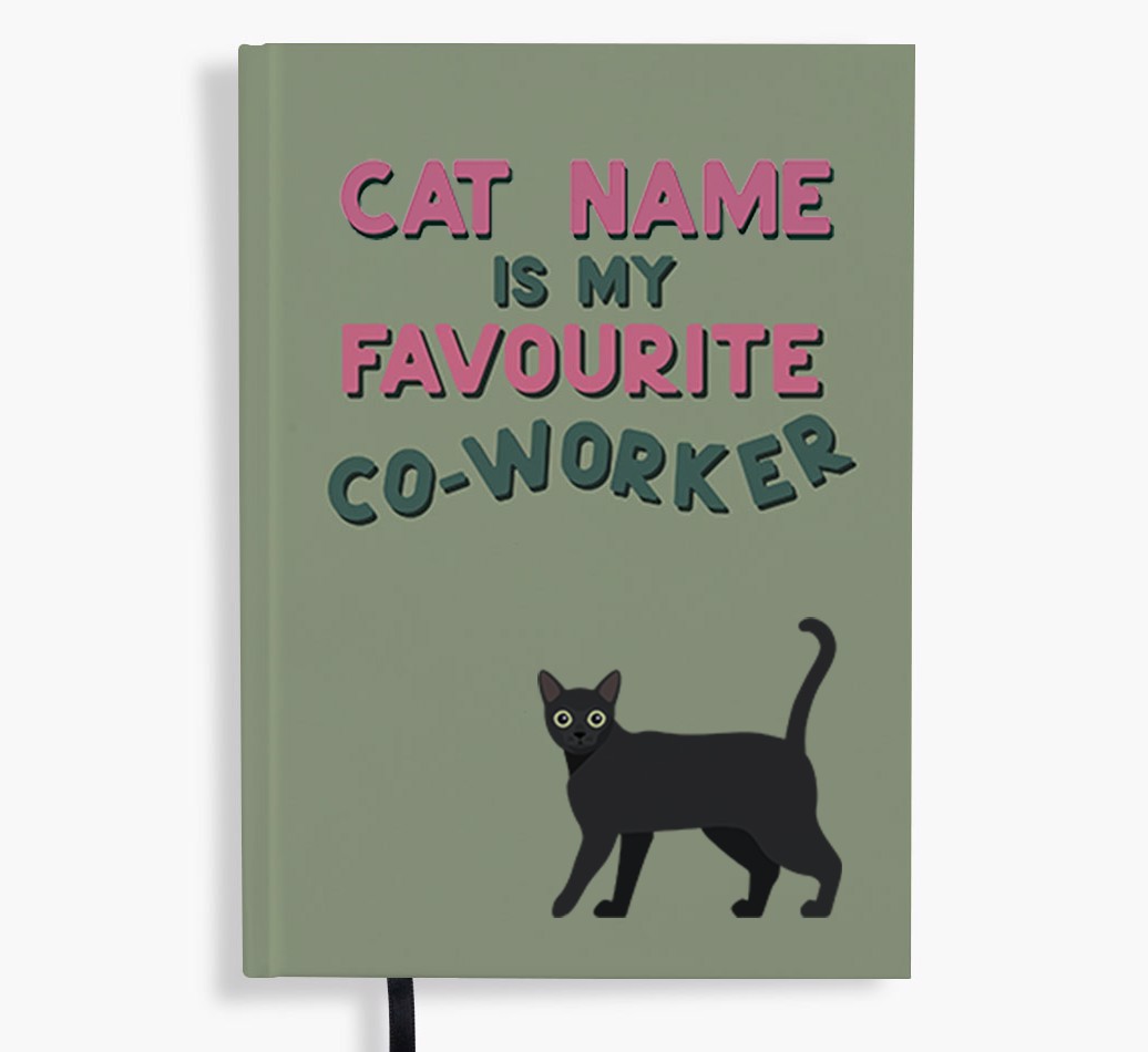 Favourite Co-Worker: Personalised {breedFullName} Notebook