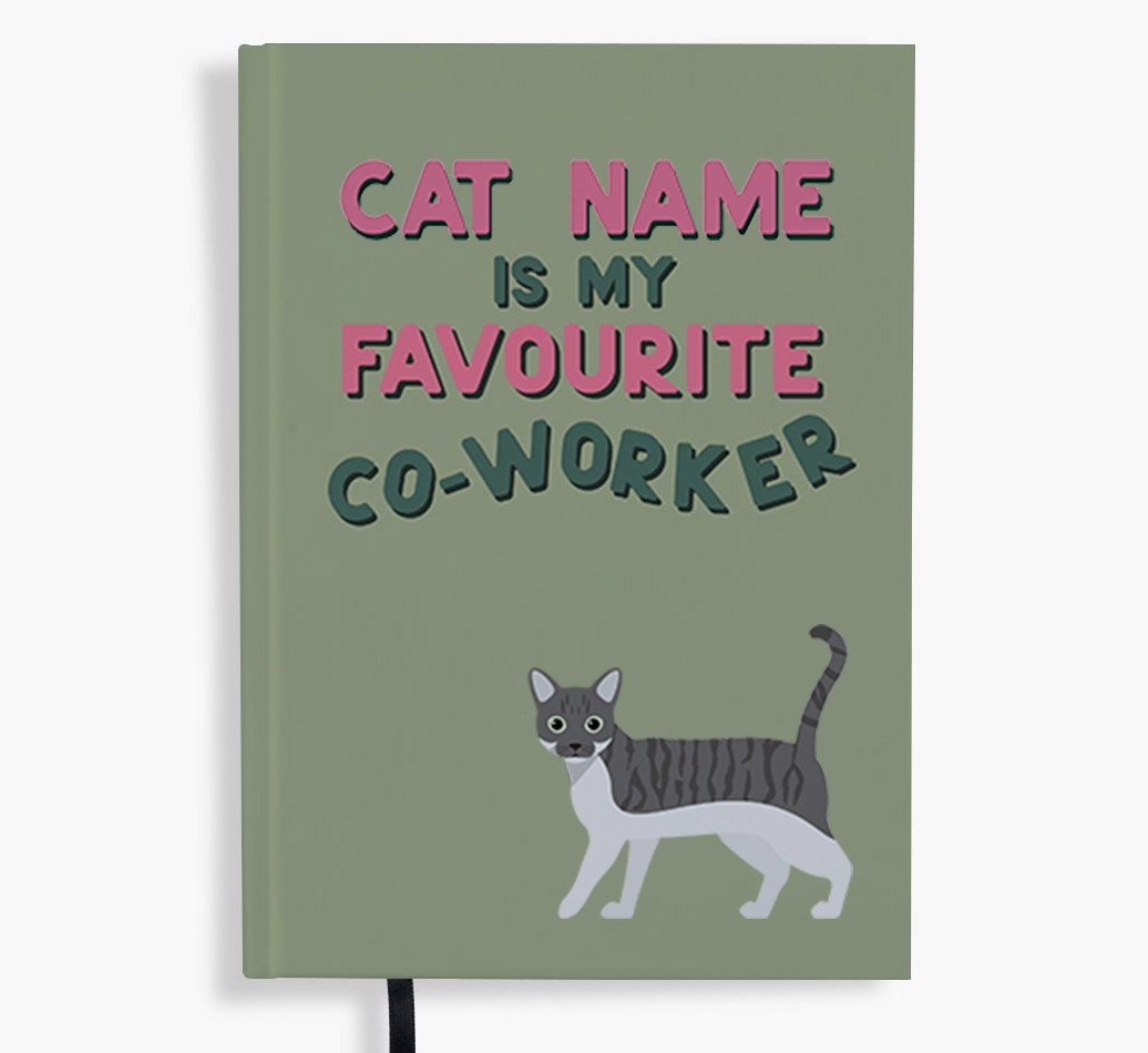 Favourite Co-Worker: Personalised {breedFullName} Notebook