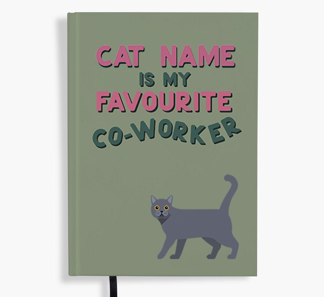 Favourite Co-Worker: Personalised {breedFullName} Notebook