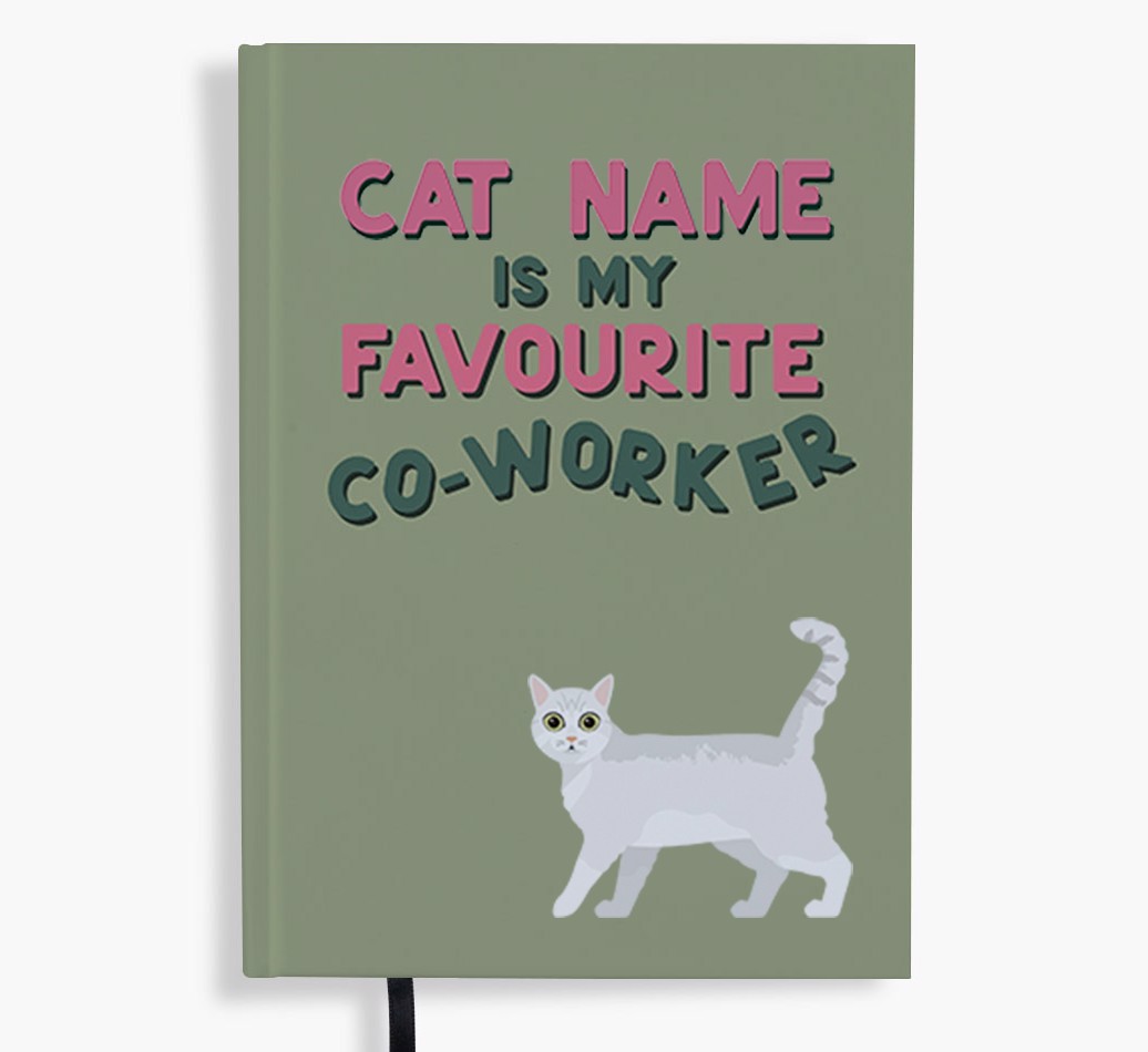 Favourite Co-Worker: Personalised {breedFullName} Notebook