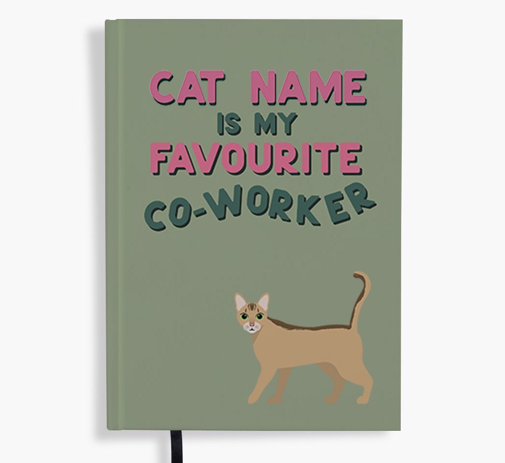 Favourite Co-Worker: Personalised {breedFullName} Notebook