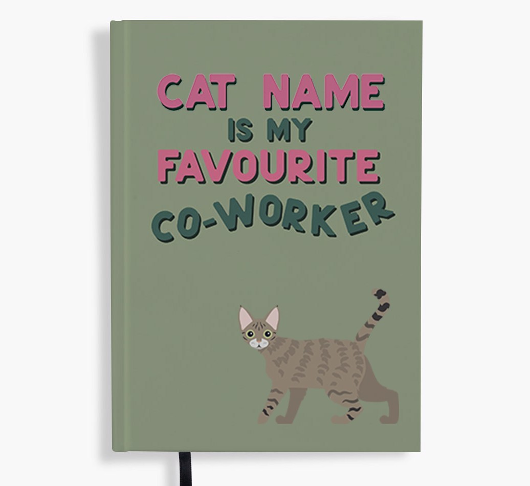 Favourite Co-Worker: Personalised {breedFullName} Notebook