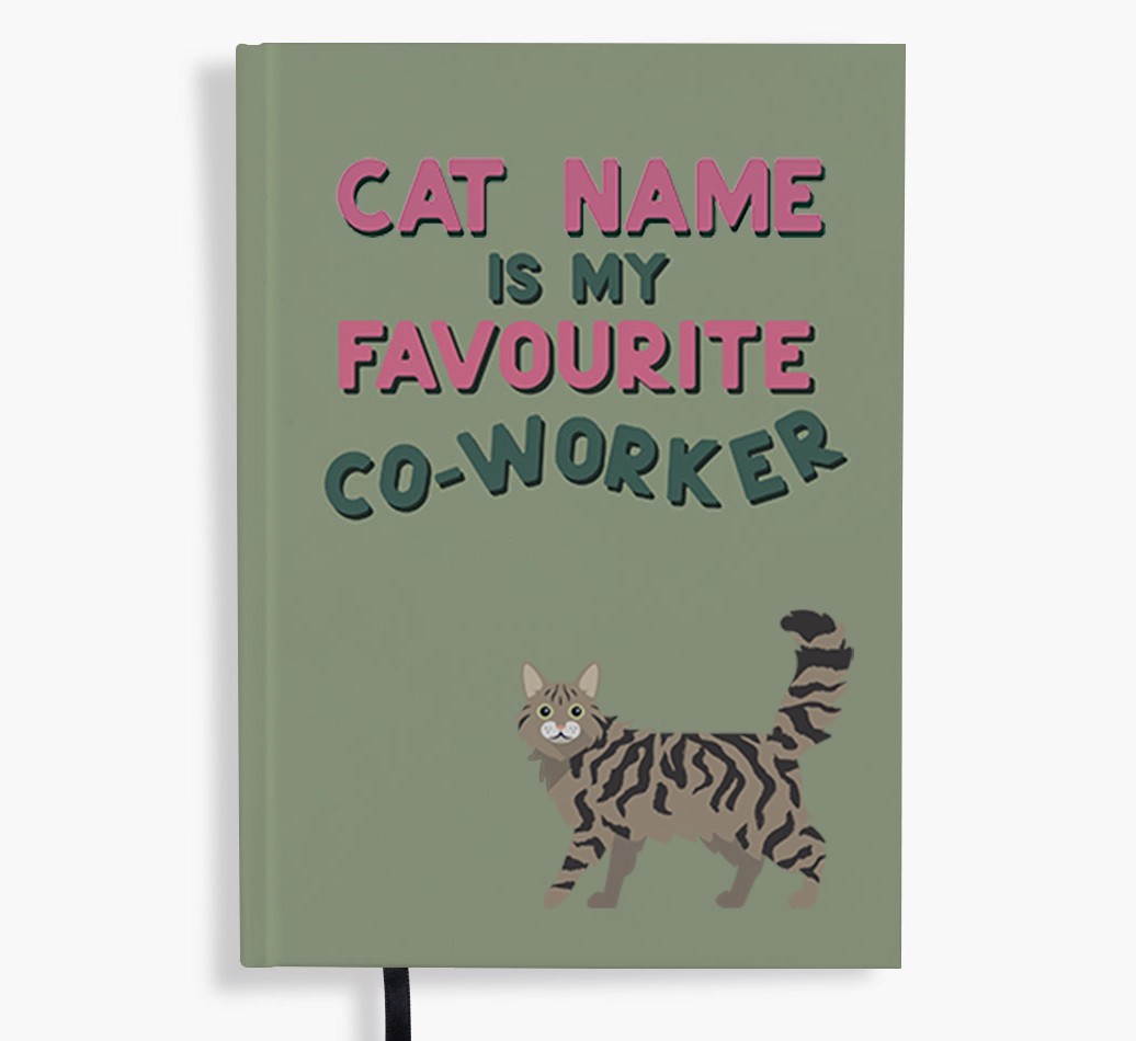 Favourite Co-Worker: Personalised {breedFullName} Notebook