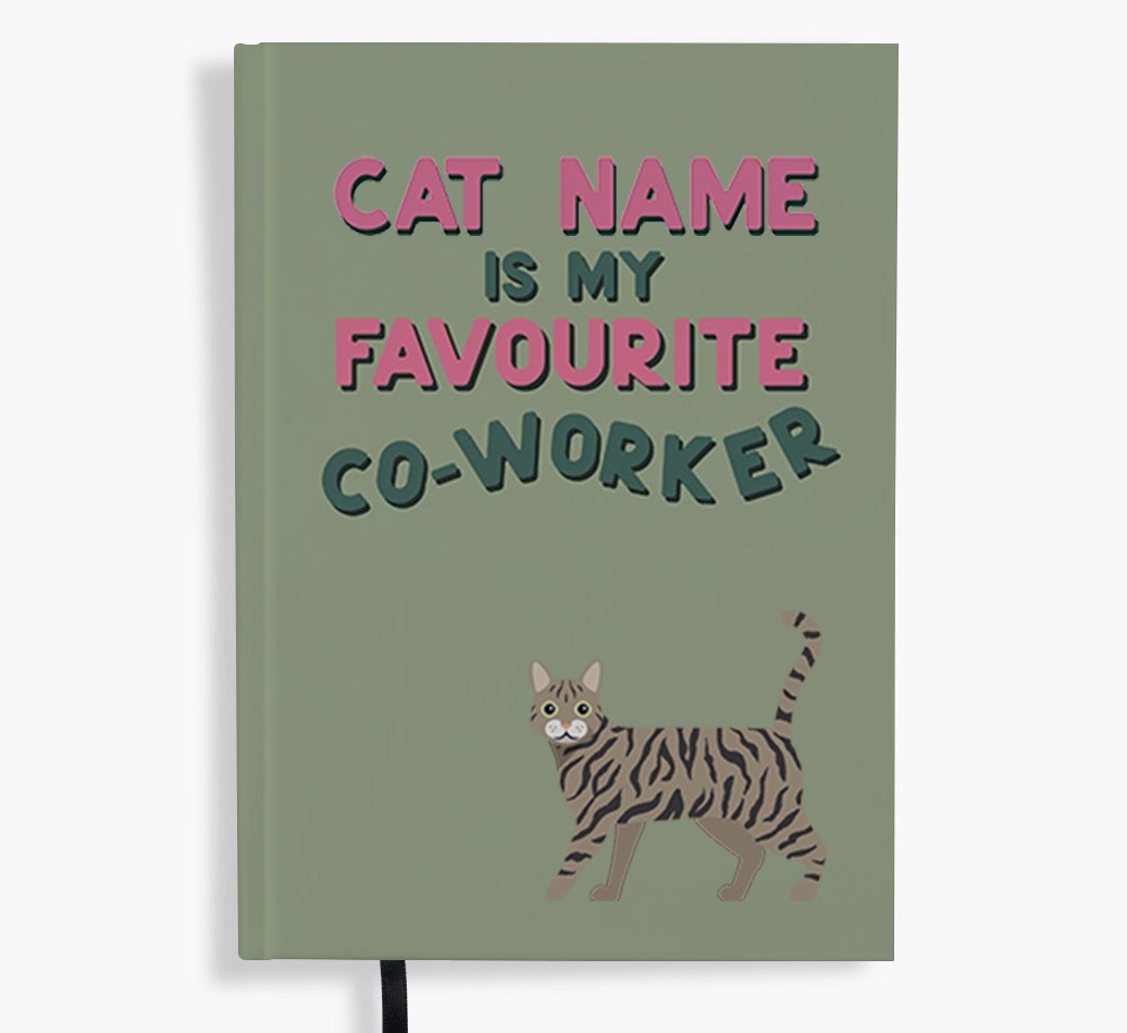 Favourite Co-Worker: Personalised {breedFullName} Notebook