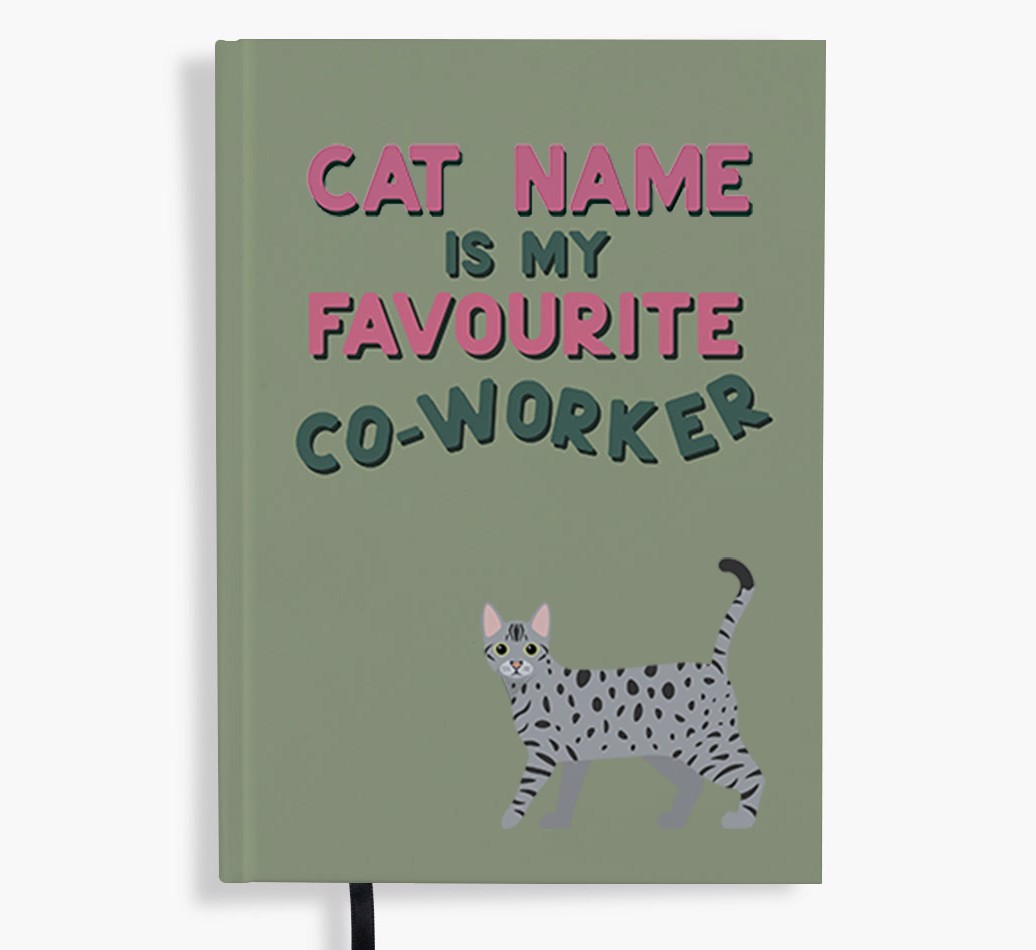 Favourite Co-Worker: Personalised {breedFullName} Notebook