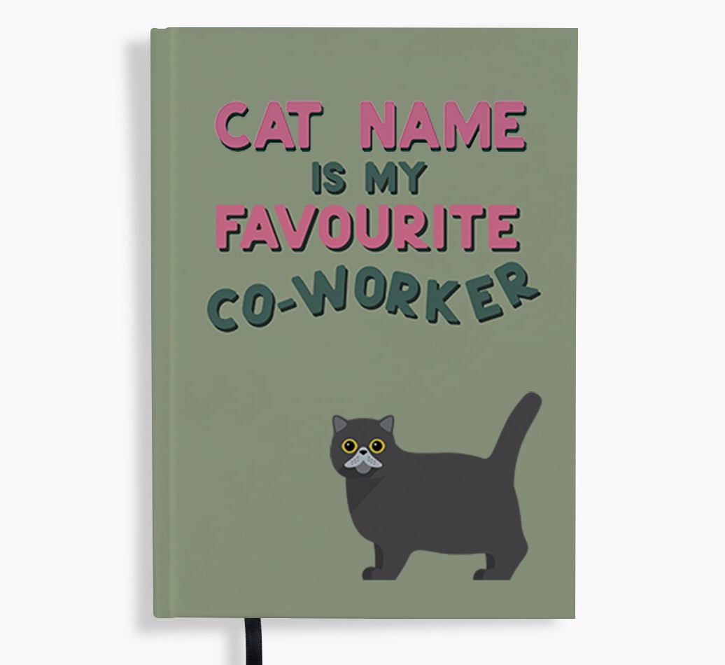 Favourite Co-Worker: Personalised {breedFullName} Notebook