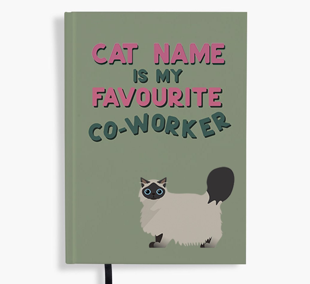 Favourite Co-Worker: Personalised {breedFullName} Notebook